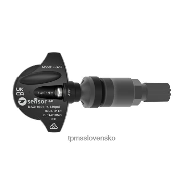 Snímač tlaku v pneumatikách Hyundai I30 - mahindra rise oe náhradný snímač tpms - oe p/n 1805ba0131na frekv. 433mhz 2BRH2Z455 kovový driek ventilu - tmavo šedá
